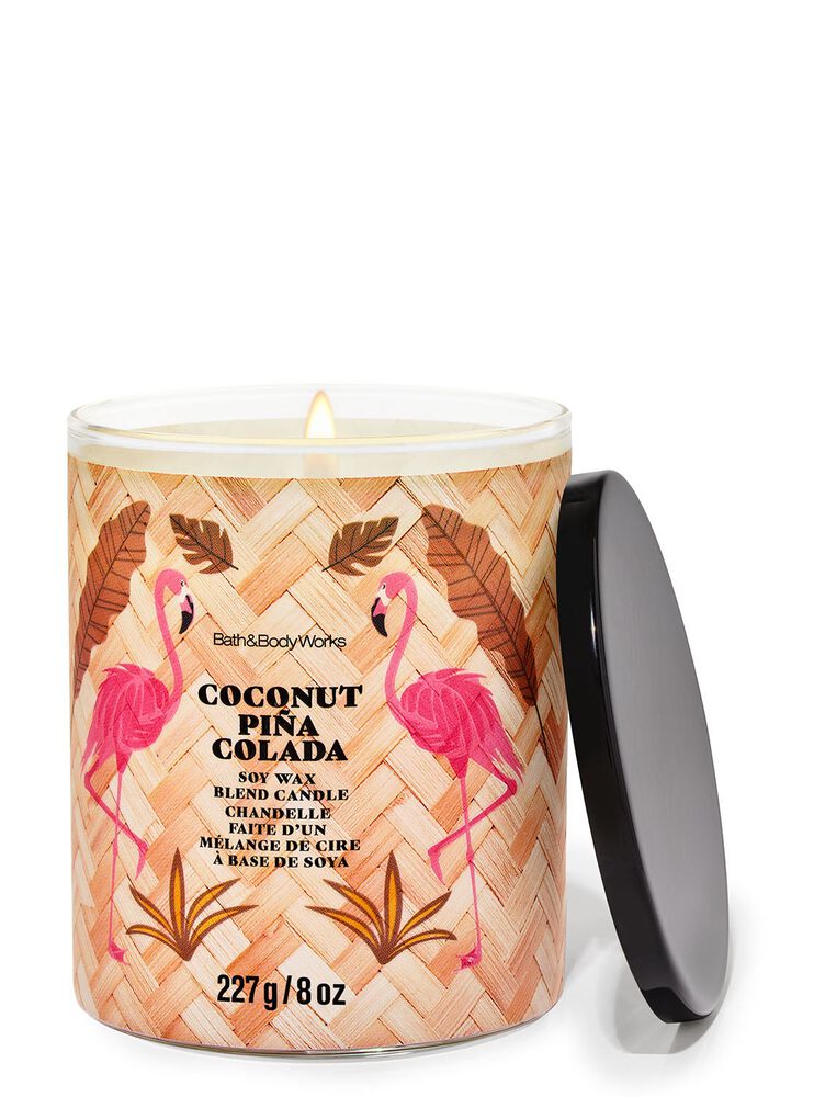 Coconut Pina Colada Single Wick Candle Nến 1 tim