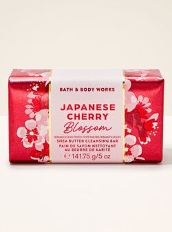 X&agrave; Ph&ograve;ng Cục Japanese Cherry Blossom Shea Butter Cleansing Bar image number null