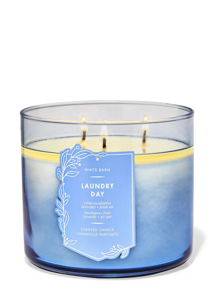 Nến 3 Bấc Laundry Day 3-Wick Candle Nến 3 Bấc