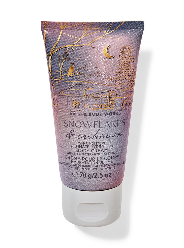 Snowflakes & Cashmere Travel Size Ultimate Hydration Body Cream Kem Dưỡng Thể Cấp Ẩm Tối Ưu Mini Size