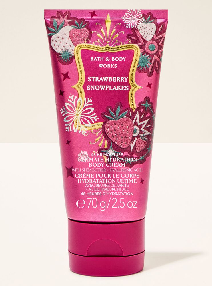 Kem Dưỡng Thể Cấp Ẩm Tối Ưu Mini Size Strawberry Snowflakes Travel Size Ultimate Hydration Body Cream Travel Size Ultimate Hydration Body Cream