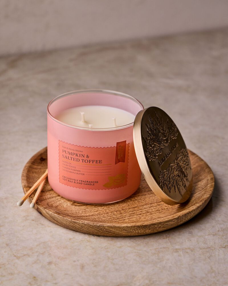 Nến 3 Bấc Pumpkin & Salted Toffee 3-Wick Candle 3-Wick Candle