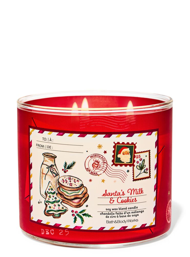 Santa's Milk & Cookies 3-Wick Candle 3-Wick Candle