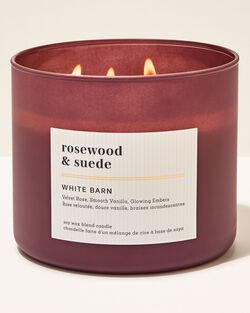 Rosewood & Suede 3-Wick Candle image number null