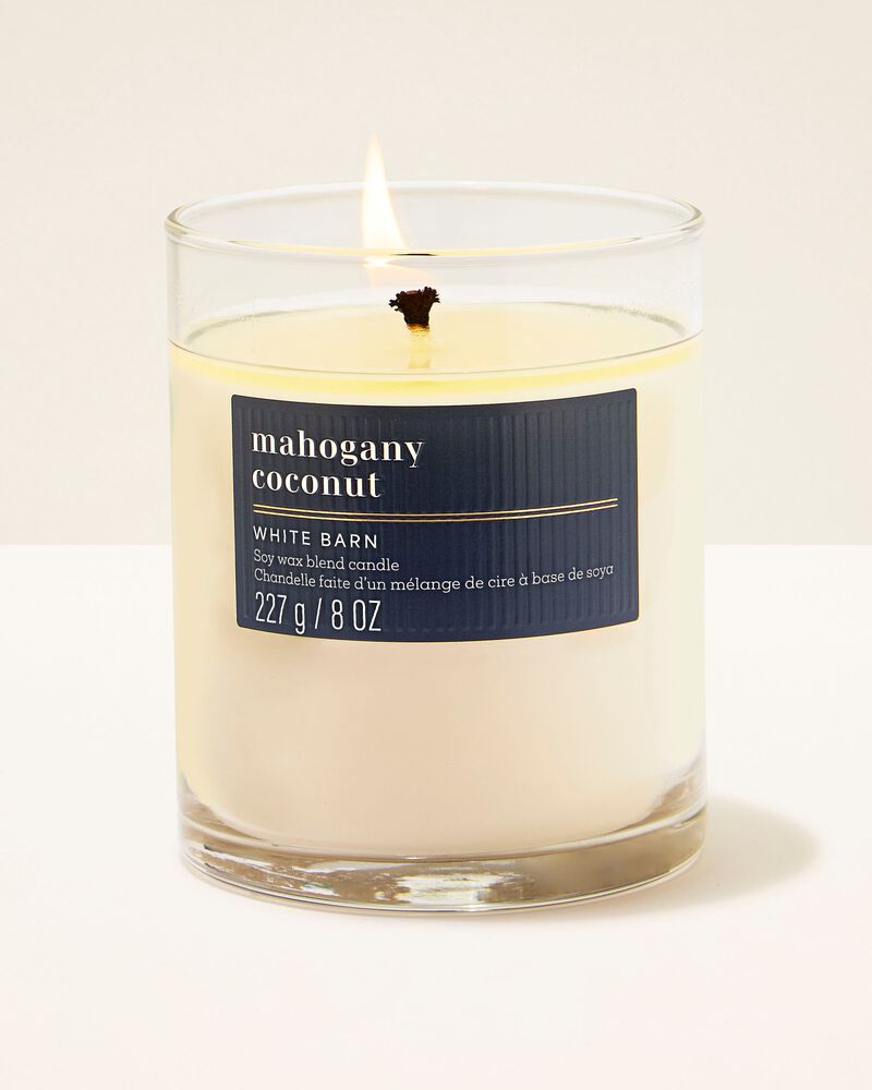 Nến 1 Bấc Mahogany Coconut Single Wick Candle Single Wick Candle