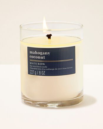 Nến 1 Bấc Mahogany Coconut Single Wick Candle Single Wick Candle