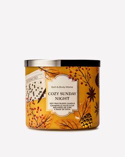 Nến 3 Bấc Cozy Sunday Night 3-Wick Candle image number null