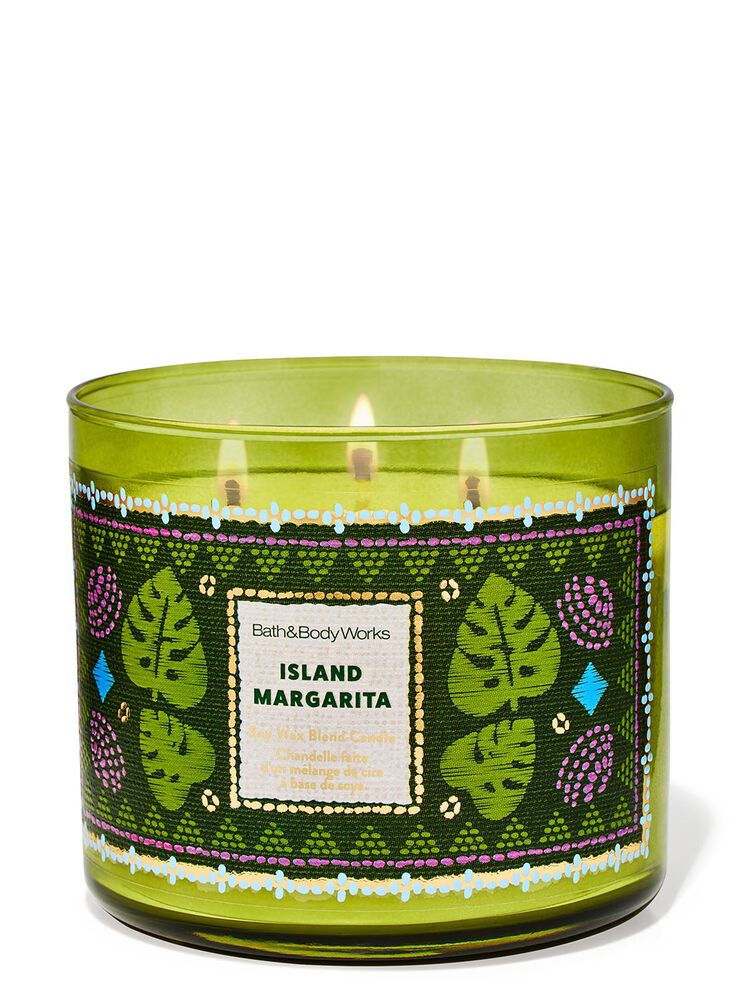 Island Margarita 3-Wick Candle Nến 3 tim