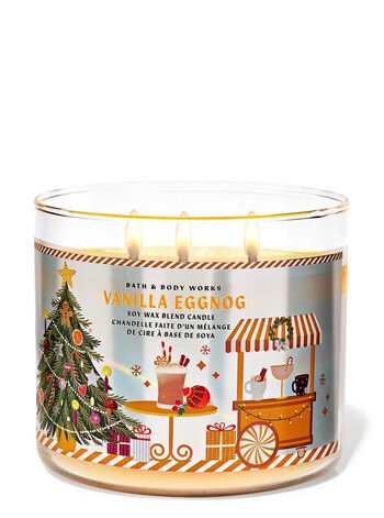 Vanilla Eggnog 3-Wick Candle Nến 3 Bấc