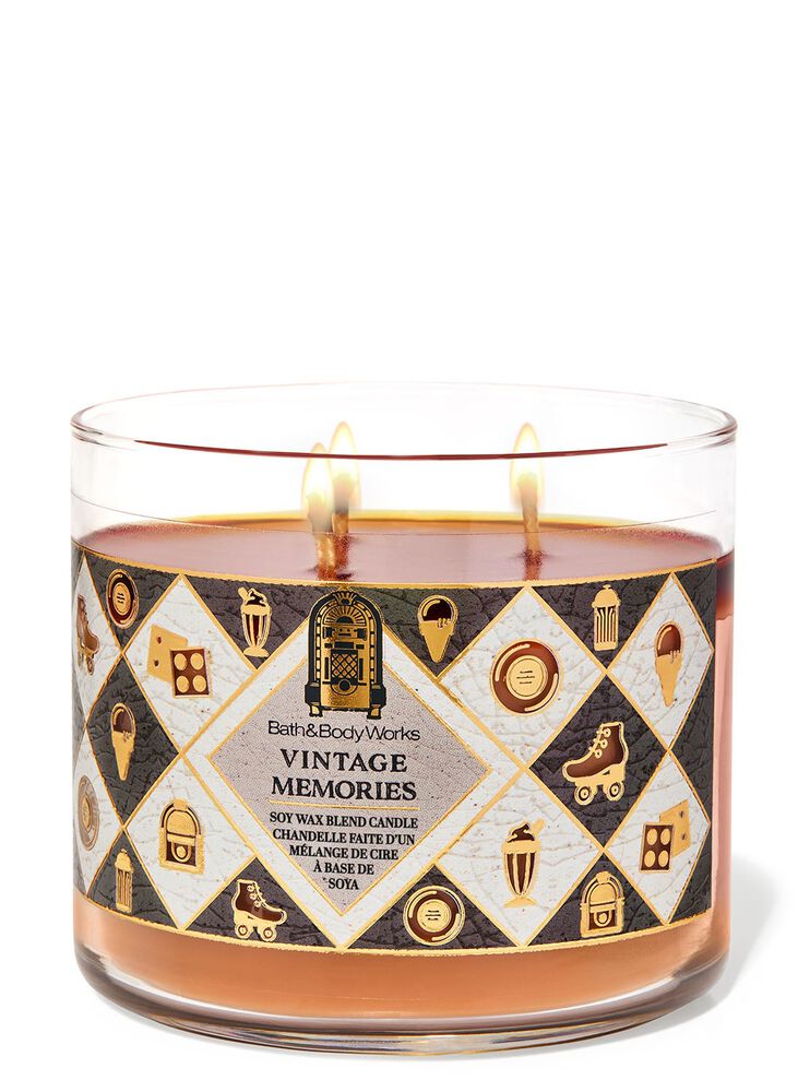 Nến 3 Bấc Vintage Memories 3-Wick Candle Nến 3 Bấc