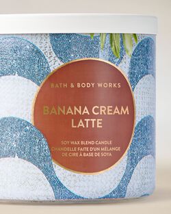 Nến 3 Bấc Banana Cream Latte 3-Wick Candle image number null