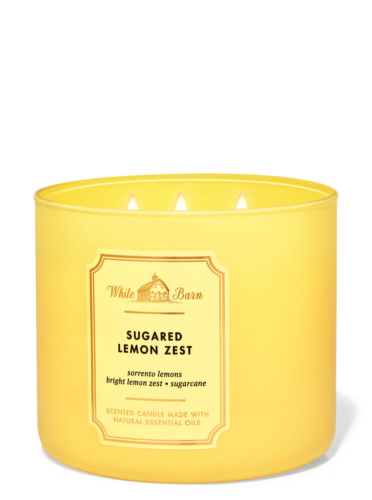 Sugared Lemon Zest 3-Wick Candle Nến 3 tim