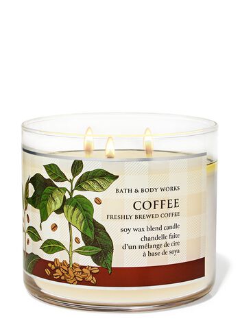 Freshly Brewed Coffee 3-Wick Candle Nến 3 tim Freshly Brewed Coffee 3-Wick Candle