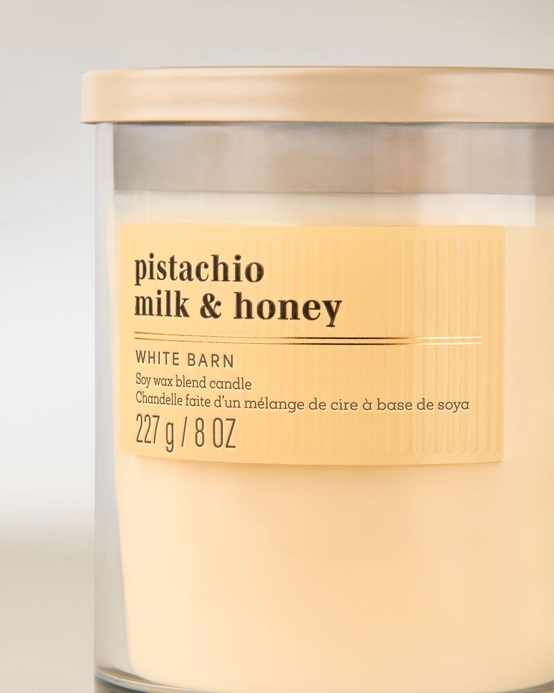 Nến 1 Bấc Pistachio Milk & Honey Single Wick Candle Single Wick Candle