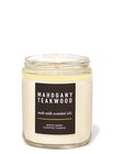 Nến 1 Bấc Mahogany Teakwood Single Wick Candle image number null