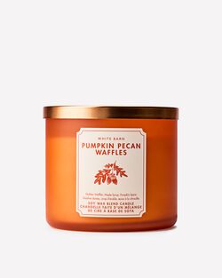 Nến 3 Bấc Pumpkin Pecan Waffles 3-Wick Candle image number null