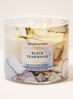 Nến 3 Bấc Black Teakwood 3-Wick Candle