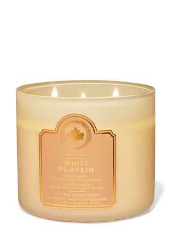 White Pumpkin 3-Wick Candle Nến 3 Bấc