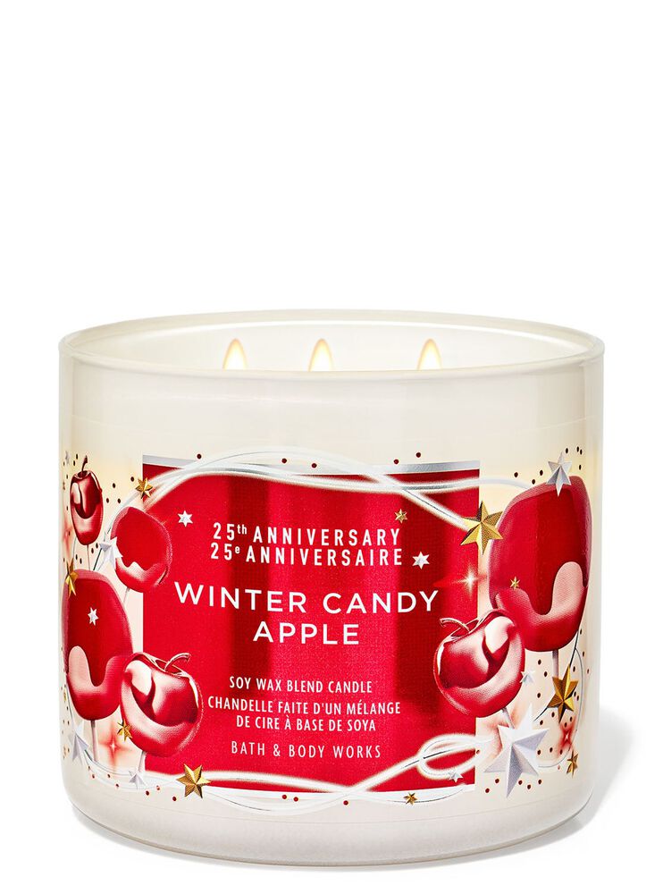 Winter Candy Apple 3-Wick Candle Nến 3 Bấc