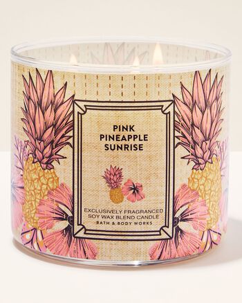 Nến 3 Bấc Pink Pineapple Sunrise 3-Wick Candle 3-Wick Candle