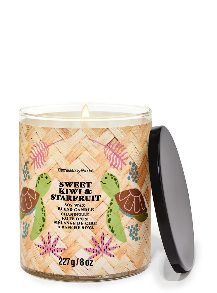 Sweet Kiwi & Starfruit Single Wick Candle Nến 1 tim