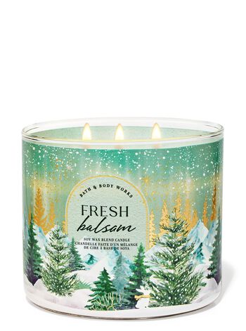 Nến 3 Bấc Fresh Balsam 3-Wick Candle Nến 3 Bấc