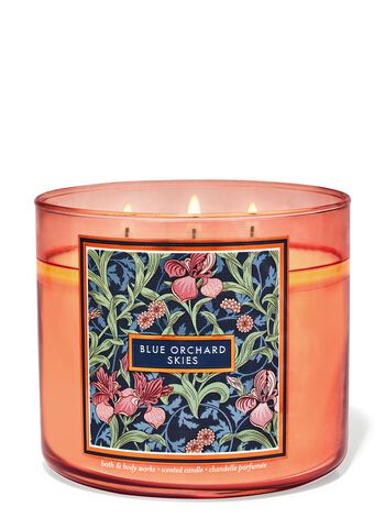 Blue Orchard Skies 3-Wick Candle Nến 3 tim
