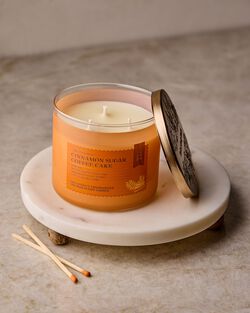 Nến 3 Bấc Cinnamon Sugar Coffee Cake 3-Wick Candle image number null
