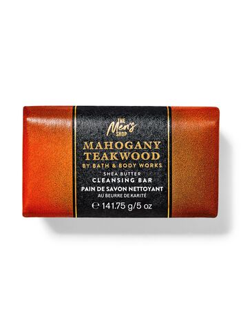 Mahogany Teakwood Shea Butter Cleansing Bar B&aacute;nh X&agrave; Ph&ograve;ng Bơ Hạt Mỡ