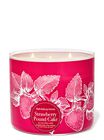 Nến 3 Bấc Strawberry Pound Cake 3-Wick Candle image number null