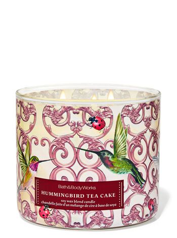 Hummingbird Tea Cake 3-Wick Candle Nến 3 tim