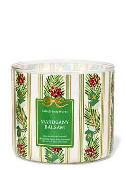 Nến 3 Bấc Mahogany Balsam 3-Wick Candle