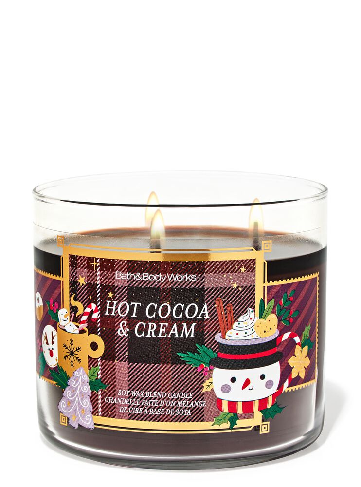 Hot Cocoa & Cream 3-Wick Candle 3-Wick Candle