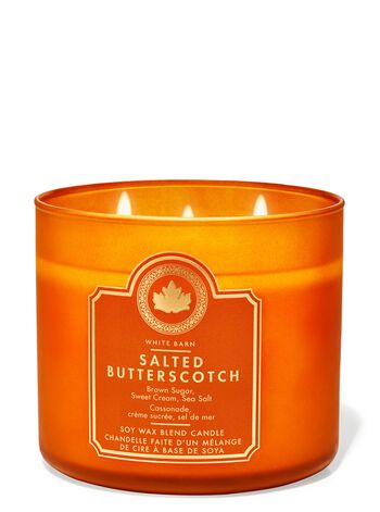 Salted Butterscotch 3-Wick Candle Nến 3 Bấc
