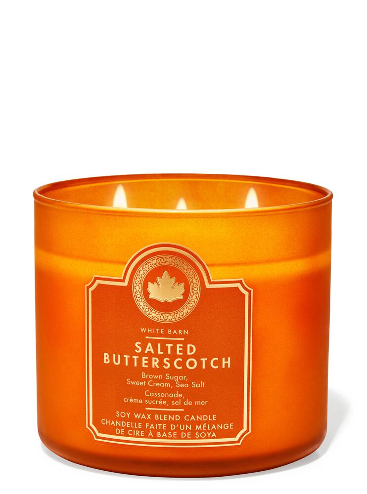 Salted Butterscotch 3-Wick Candle Nến 3 Bấc