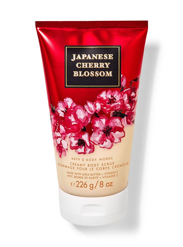 Tấy Tế B&agrave;o Chết Dạng Kem Japanese Cherry Blossom Creamy Body Scrub Tẩy Tế B&agrave;o Chết Cơ Thể