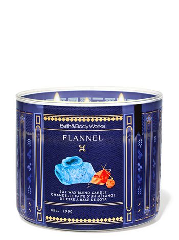 Flannel 3-Wick Candle Nến 3 Bấc