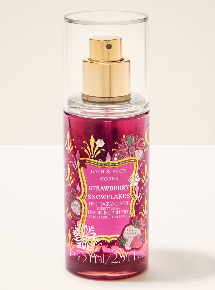 Xịt Thơm Cao Cấp Mini Size Strawberry Snowflakes Travel Size Fine Fragrance Mist Travel Size Fine Fragrance Mist