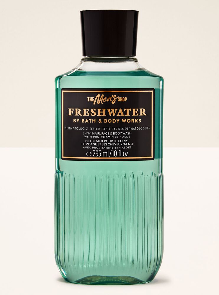 Sữa Tắm 3 trong 1 Freshwater 3-in-1 Hair, Face & Body Wash 3-in-1 Hair, Face & Body Wash