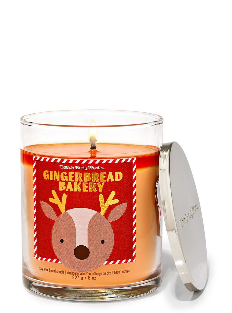 Nến 1 Bấc Gingerbread Bakery Single Wick Candle Nến 1 Bấc
