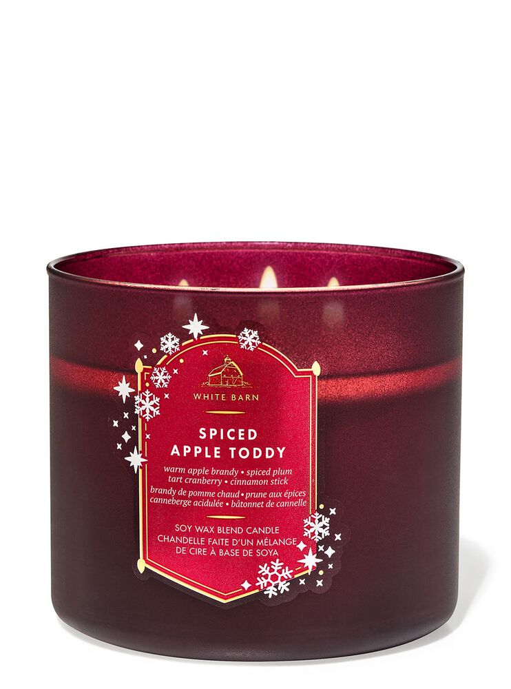 Nến 3 Bấc Spiced Apple Toddy 3-Wick Candle Nến 3 Bấc