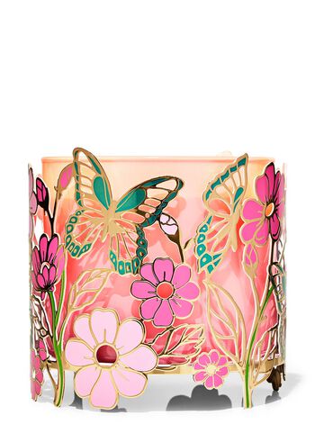 Butterflies In The Garden 3-Wick Candle Holder Giá đỡ nến  Candle Holder