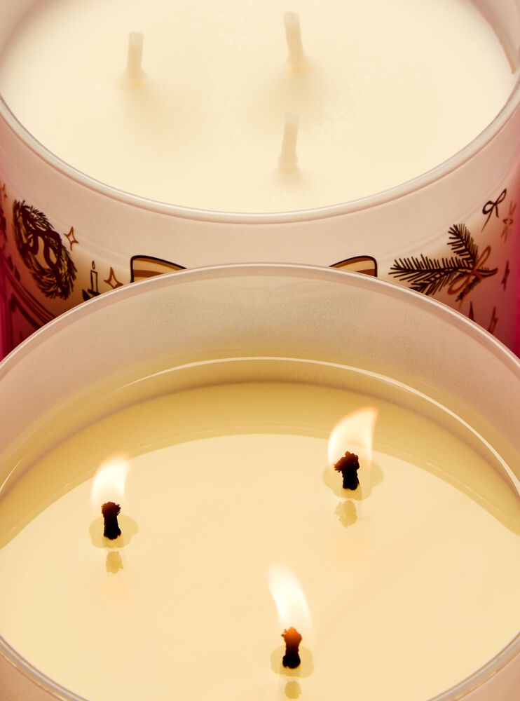 Nến 3 Bấc Bright Christmas Morning 3-Wick Candle 3-Wick Candle