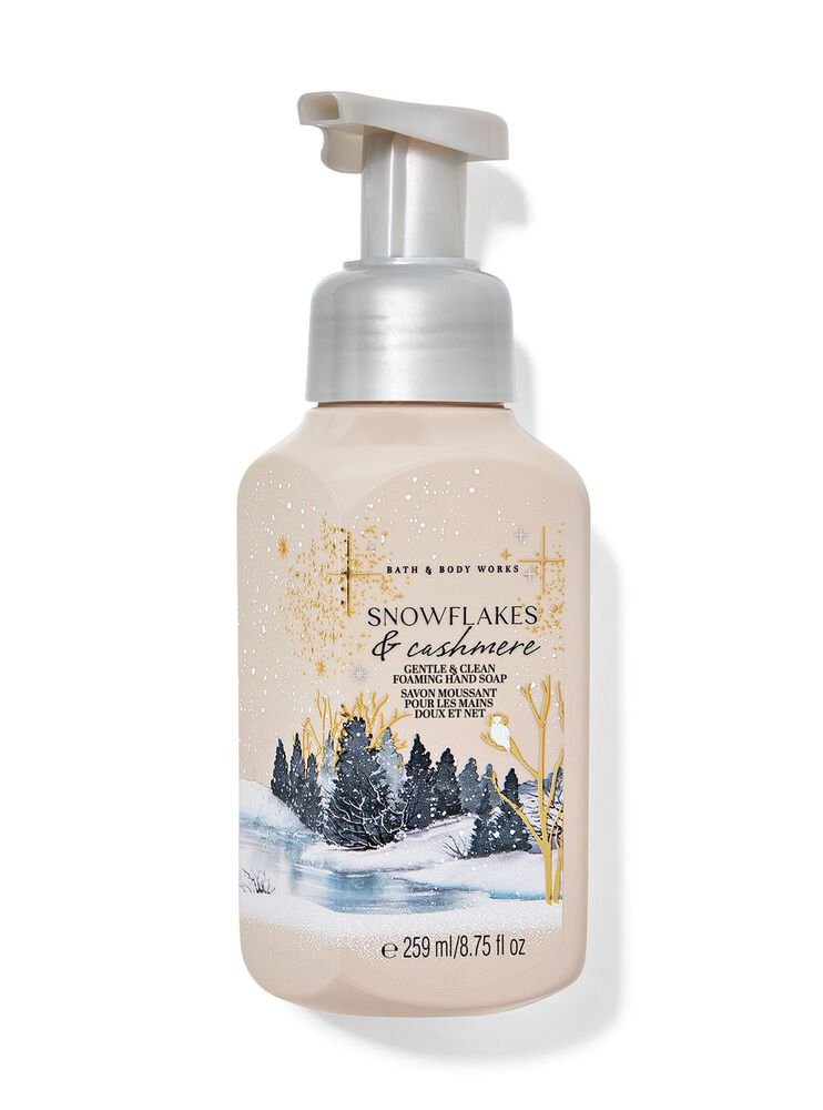 Nước Rửa Tay Tạo Bọt Làm Sạch & Dịu Nhẹ Snowflakes & Cashmere Gentle & Clean Foaming Hand Soap Nước Rửa Tay Tạo Bọt
