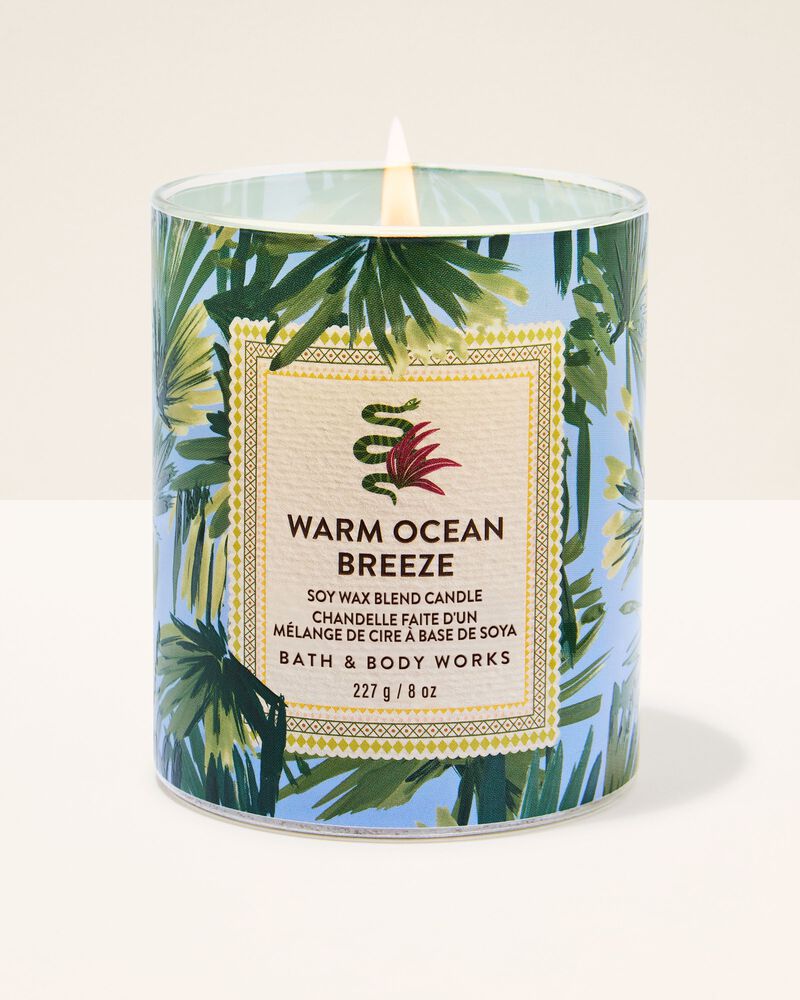 Nến 1 Bấc Warm Ocean Breeze Single Wick Candle Single Wick Candle