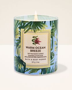 Nến 1 Bấc Warm Ocean Breeze Single Wick Candle image number null