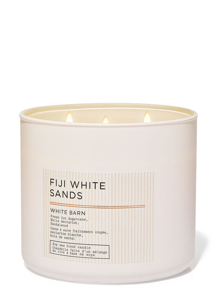 Nến 3 Bấc Fiji White Sands 3-Wick Candle Nến 3 Bấc