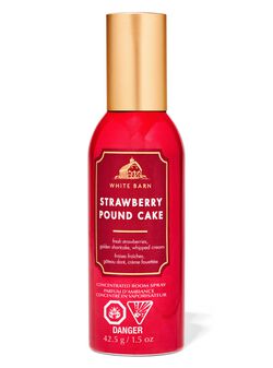 Xịt Ph&ograve;ng Đậm Đặc Strawberry Pound Cake Concentrated Room Spray image number null