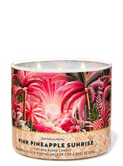 Nến 3 Bấc Pink Pineapple Sunrise 3-Wick Candle