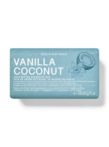 Xà Phòng Cục Bơ Hạt Mỡ Vanilla Coconut Shea Butter Cleansing Bar Xà Phòng Cục